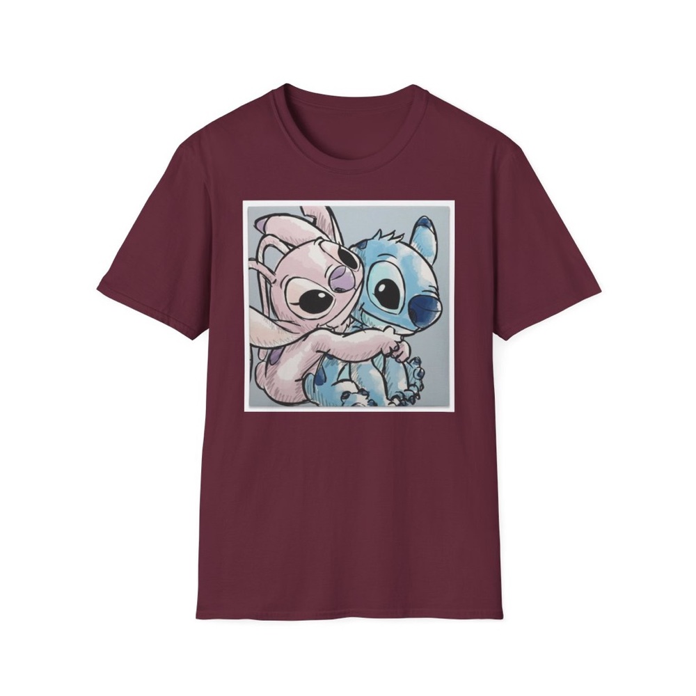 T-shirt lilo and stitch unisex short sleeve tee